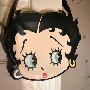 Vintage Betty Boop Vinyl Purse Handbag